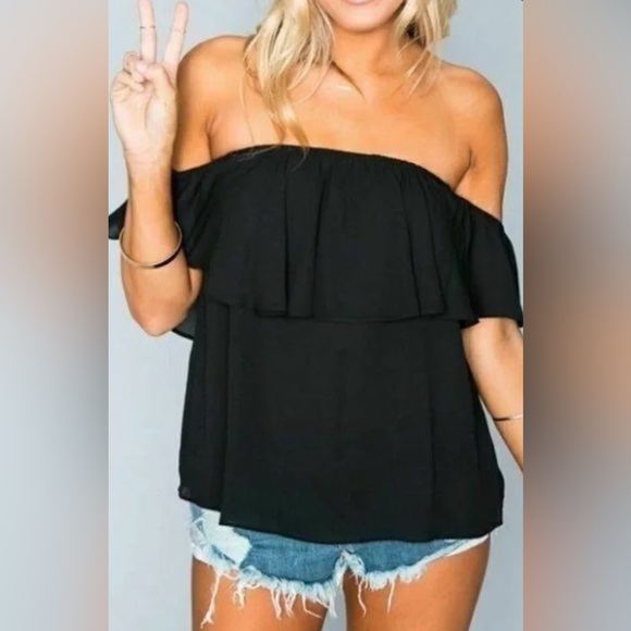 Show Me Your MuMu Chiquita Off-Shoulder Blouse - Picture 5 of 5